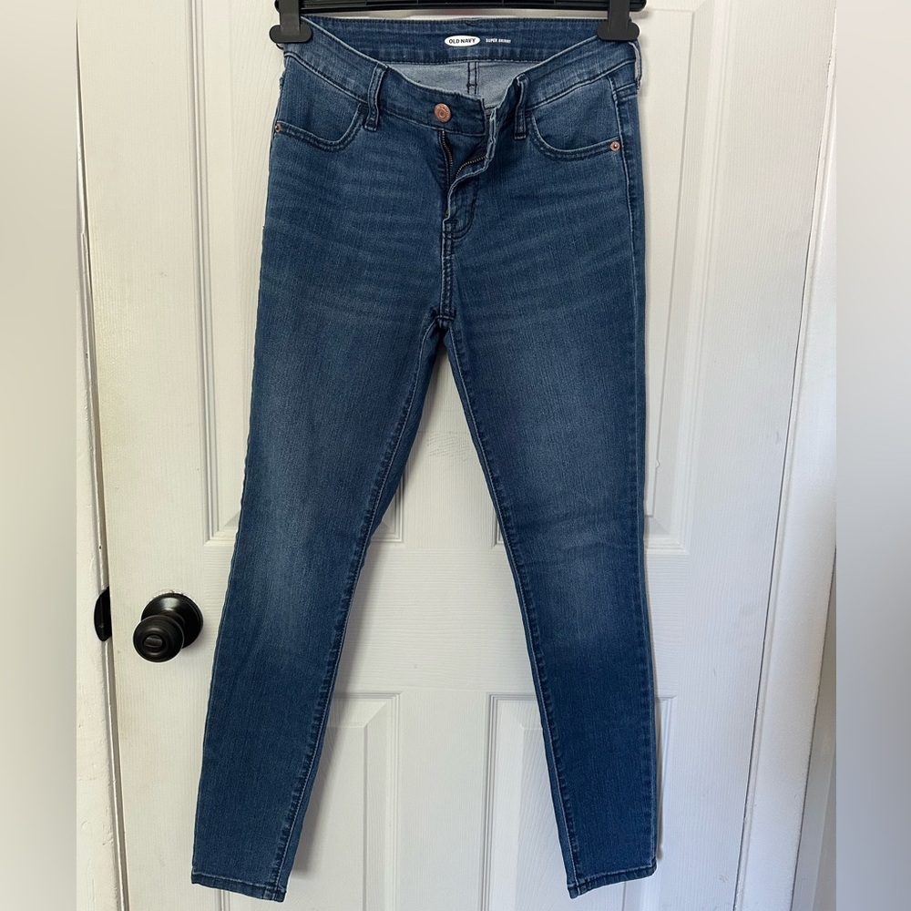 Old Navy Women's Dark Blue Skinny Jeans